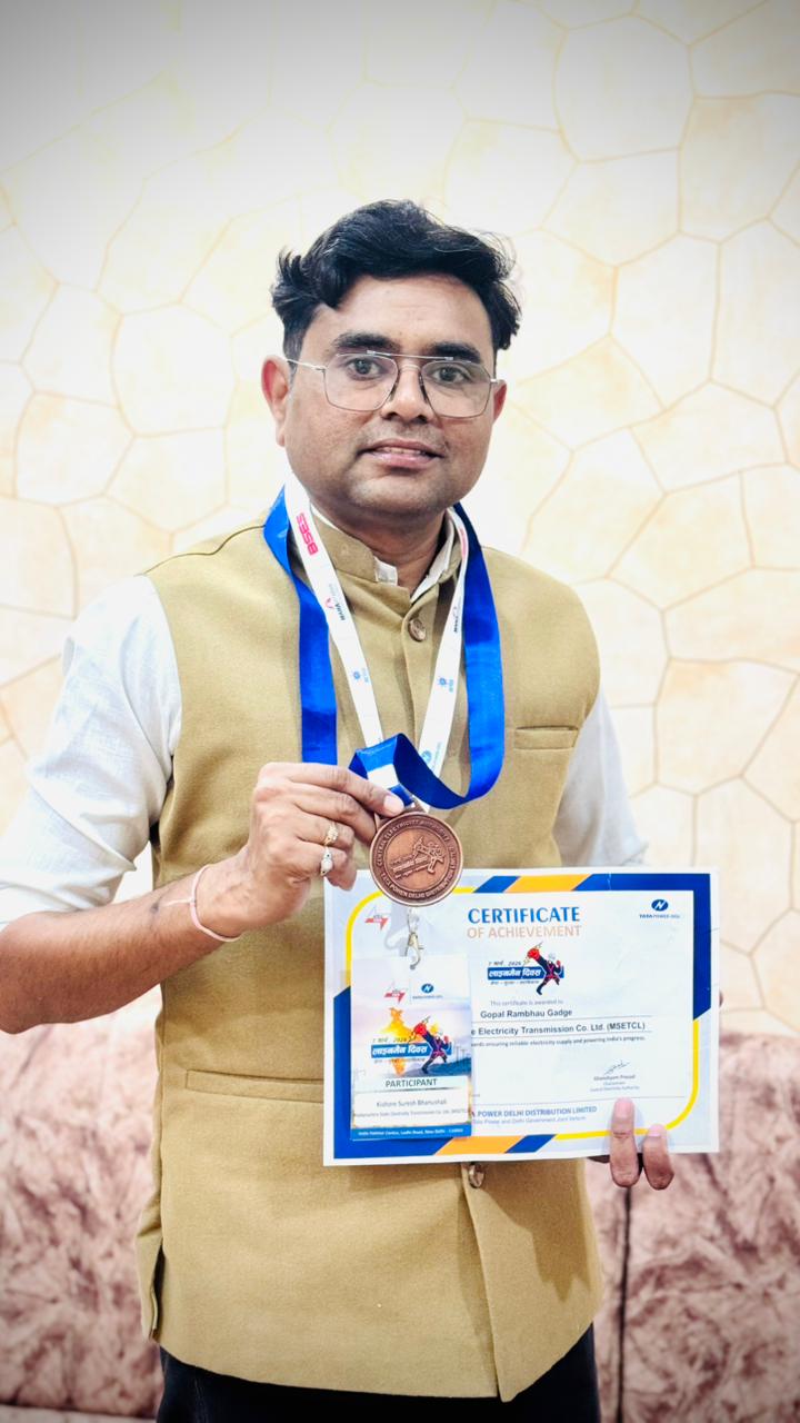 दिल्लीच्या राष्ट्रीय महोत्सवात गोपाल गाडगे सन्मानीत 