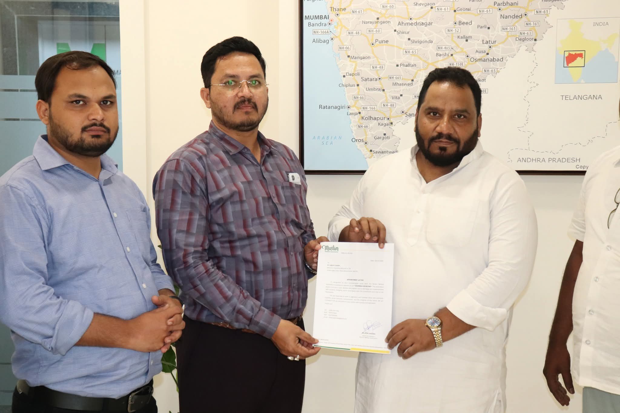 डॉ.साजिद शेख यांची मुस्लिम वेलफेअर असोसिएशनच्या विदर्भ महासचिवपदी नियुक्ती