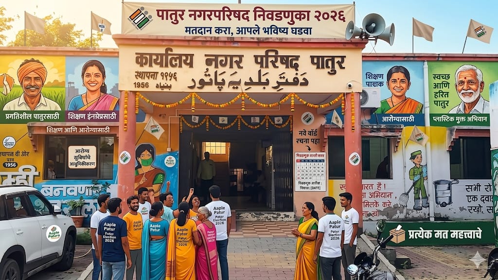 पातूर नगरपरिषद निवडणूक : सदस्य पदाकरिता सात उमेदवारांचे अर्ज दाखल