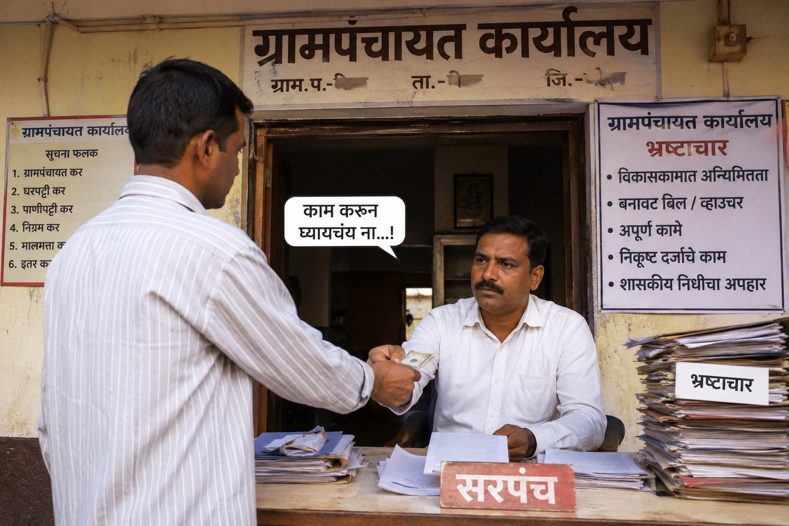 शिरला ग्रामपंचायतीत दीड कोटींचा भ्रष्टाचार? नागरिकांचा संताप; सखोल चौकशीची मागणी