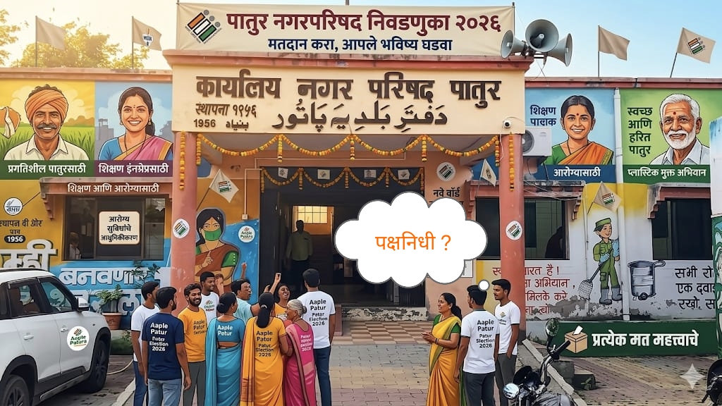 पक्षनिधी आला ? पातुरच्या राजकीय वर्तुळात चर्चांना उधाण !