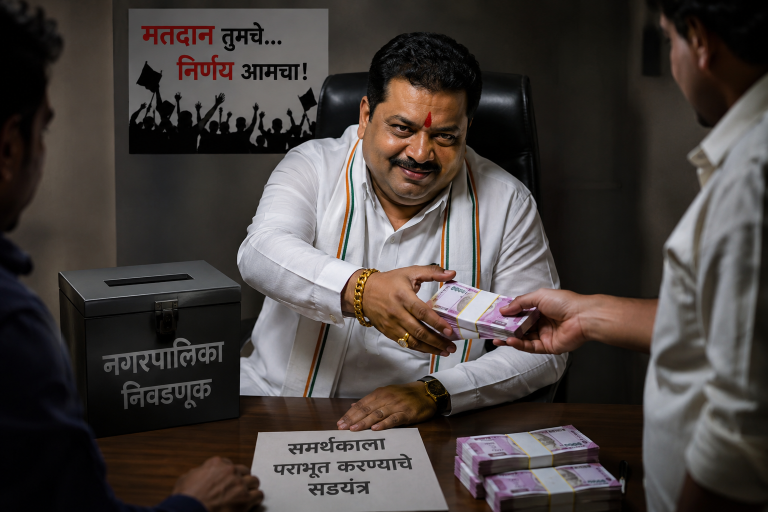 पातूर नगर परिषद निवडणुकीनंतर '७५ हजार'ची चर्चा; राजकीय वर्तुळात तर्क-वितर्कांना उधाण